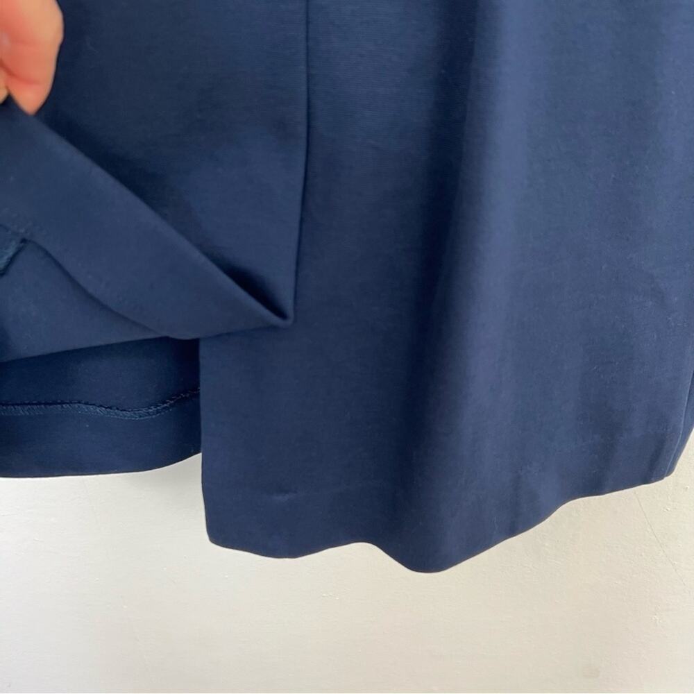 J by J Crew Navy Ponte Work Sleeveless Sheath Dress 0 - Picture 8 of 10